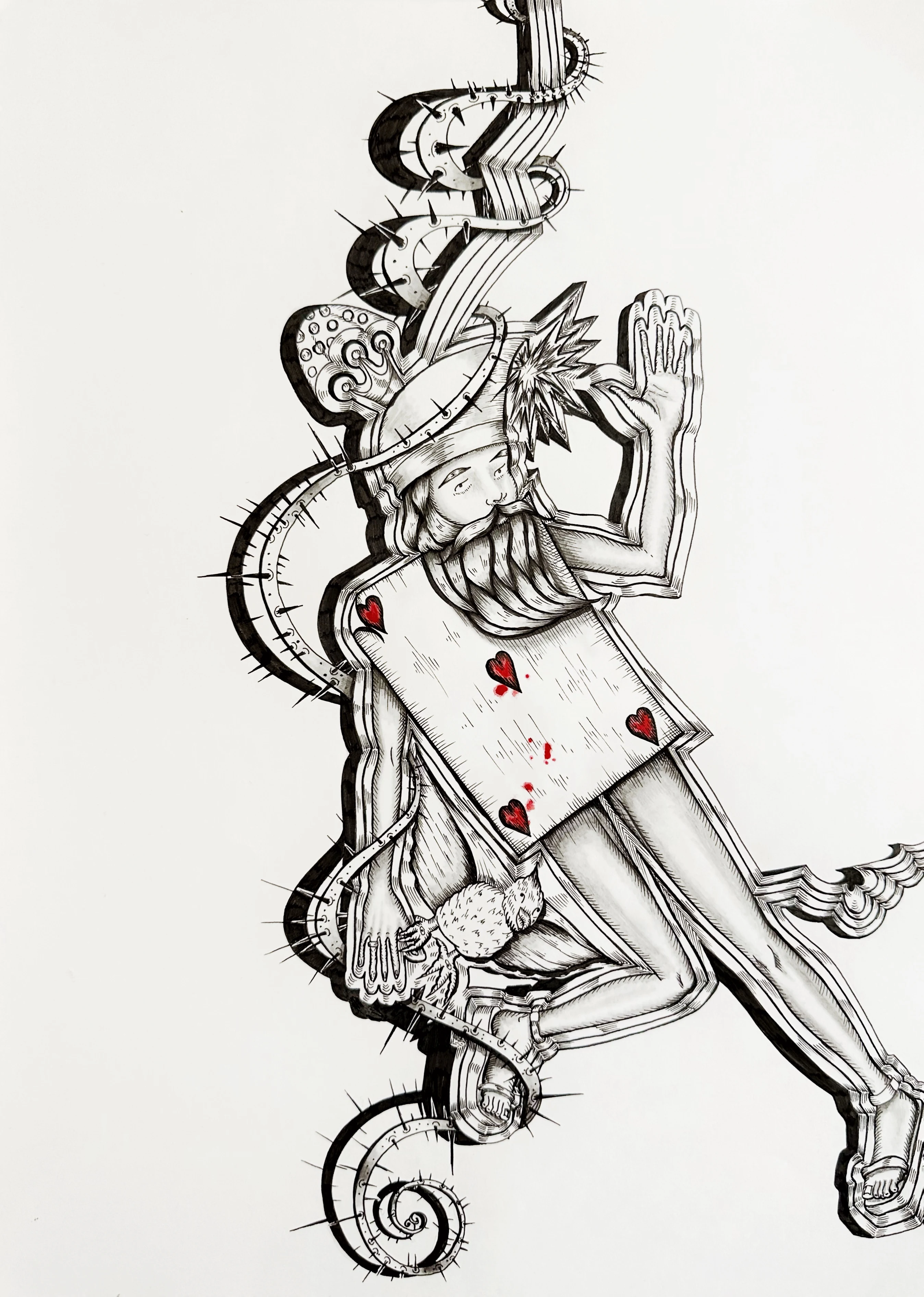 The Jack of Hearts is becoming the King